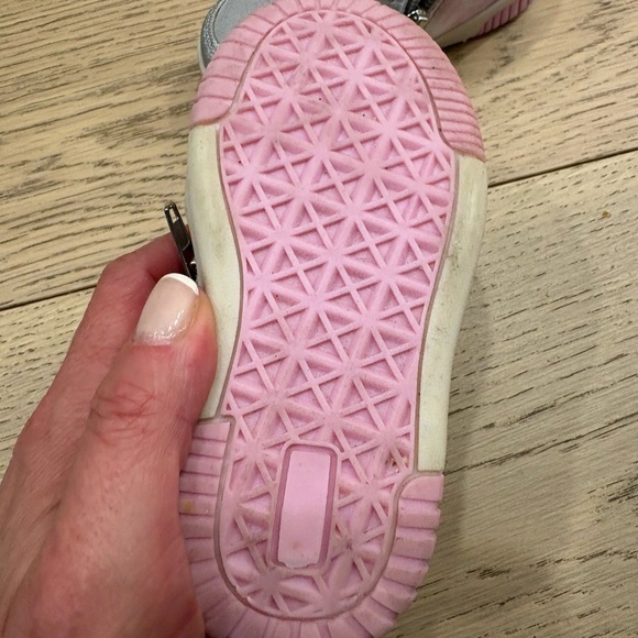 Stride Rite Kids Silver and Pink Boots - Picture 8 of 9